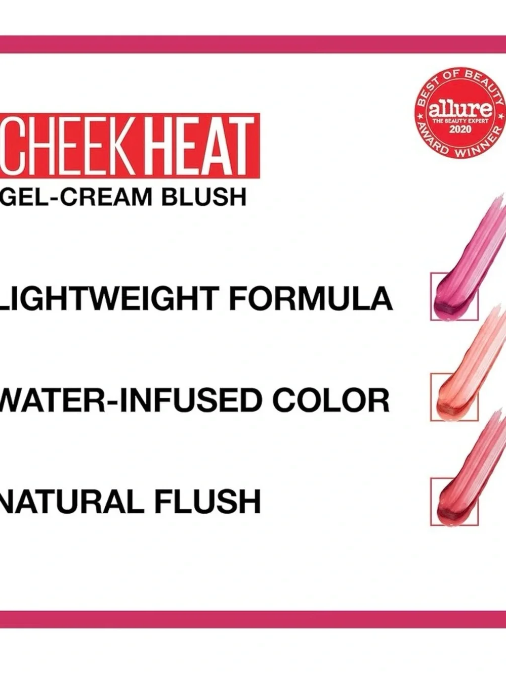 *3/$15, Maybelline Cheek Heat Sheer Gel-Cream Blush - Nude Burn 15